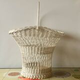 Large vintage wicker basket -