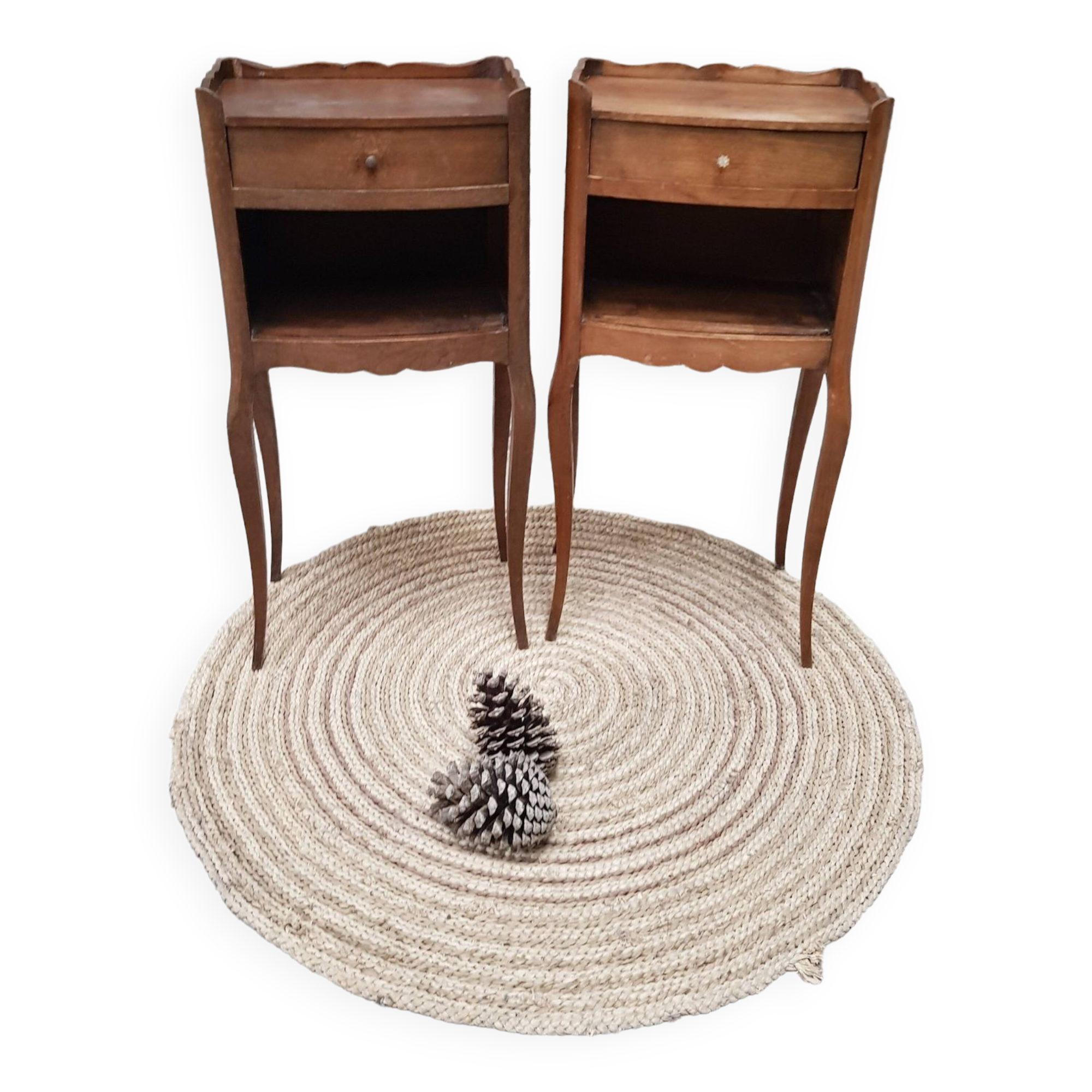 Pair of Louis XV style bedside tables