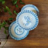 Trio of Ceramic Bowls with Japanese Patterns