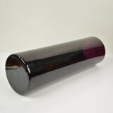 1980s Minimalist, Large Hyalite Glass Vase Borske Sklo, Czechoslovakia