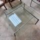 Poul Kjaerholm glass coffee table model PK61, Denmark 1960s