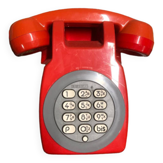 Vintage red telephone