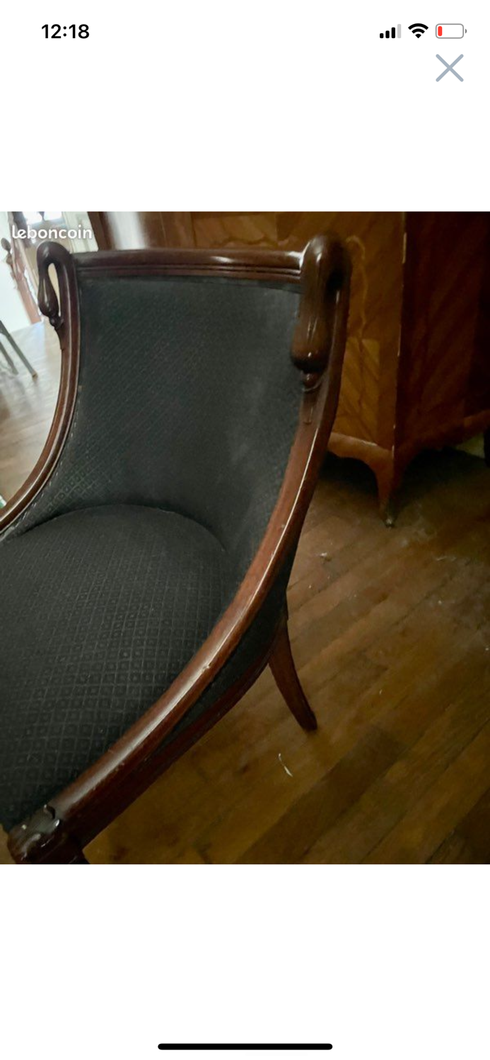 Fauteuil col cygne