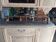 Antique bistro coat rack made of turned wood