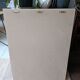 Large vintage tufted velvet mirror