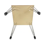 Design danois - style Fritz Hansen - table d'appoint 'Hairpin' - Danemark - années 80