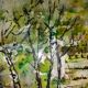 Watercolor painting signed ( r. puech) maurs 15600