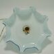 Blue opaline hanging lamp