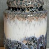 FAT LAVA vintage gray foam ceramic vase