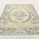 Tapis persan oriental vert clair et jaune 5x8, 165x238 cm