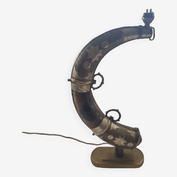 Lampe berbère ancienne poire a poudre