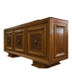 According to Charles Dudouyt: sideboard in a row from the Art Deco period in solid wood.