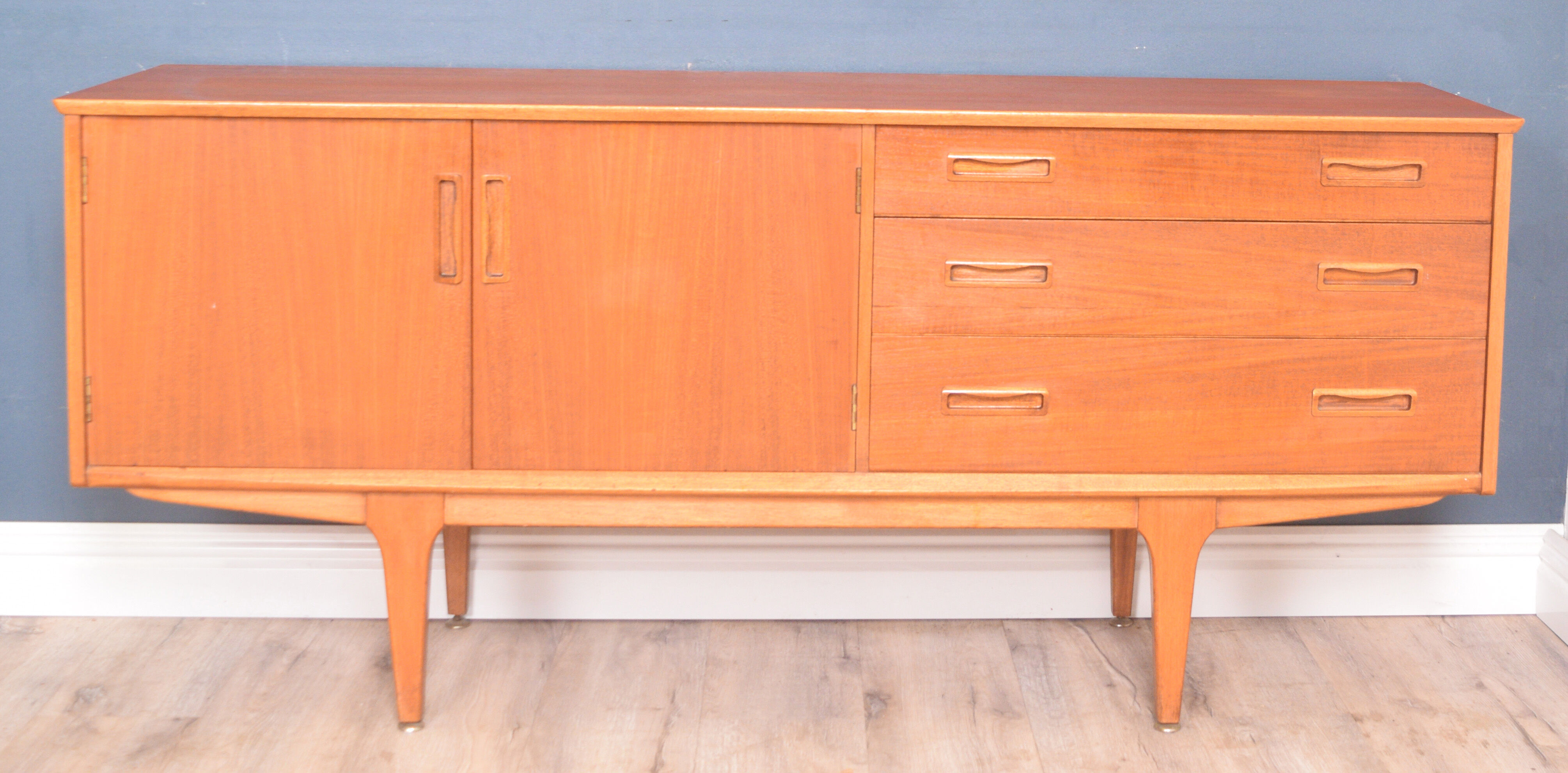 Restored Teak 1960s Jentique Sideboard Cabinet