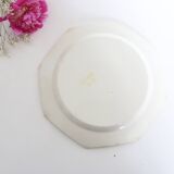 Creil and Montereau plates, 19th century, Perle model, ivory / lot 1