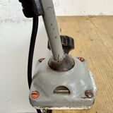 Large Grey Industrial Workshop Table Lamp, 1960s
