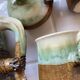 Coffee maker, organic ceramic cups