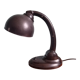 Brown Bakelite desk lamp, Eric Kirkman Cole, 1930s