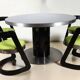 Dining room set Willy Rizzo – Table & Chairs – 1970s