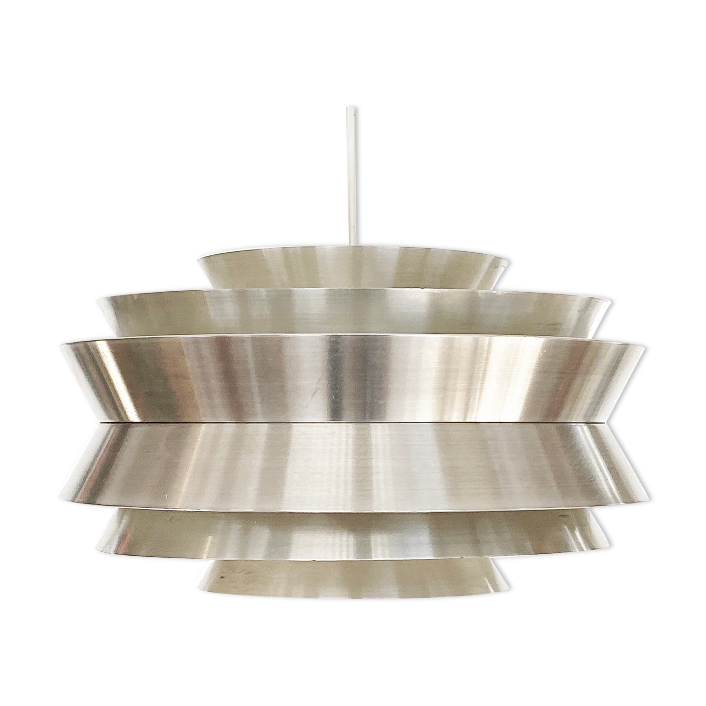 Pendant light "Trava" by Carl Thore for Granhaga Metallindustri. Sweden 1960s.