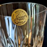 Descriptif pour lot de 5 grands verres à pied Cristal d’Arques – Modèle Cas