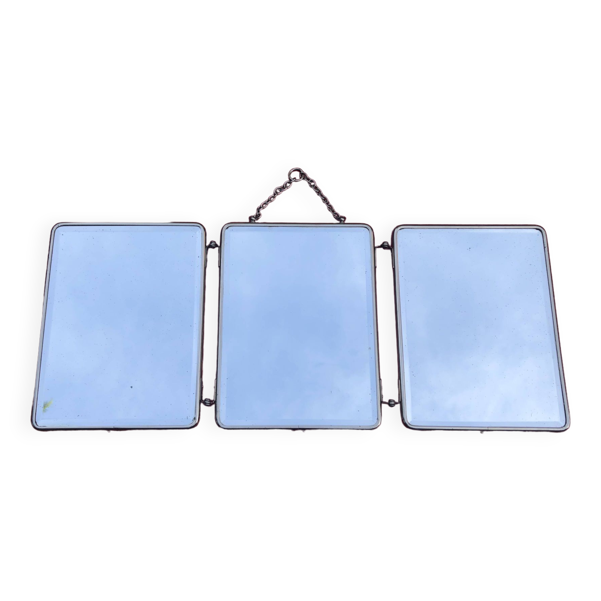 Barber triptych mirror. Vintage. Year 50