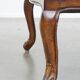 Fauteuil chesterfield anglais classique en cuir de vachette