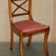 Vintage English walnut burr dressing table with mirror and chair.