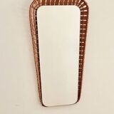Vintage rattan mirror
