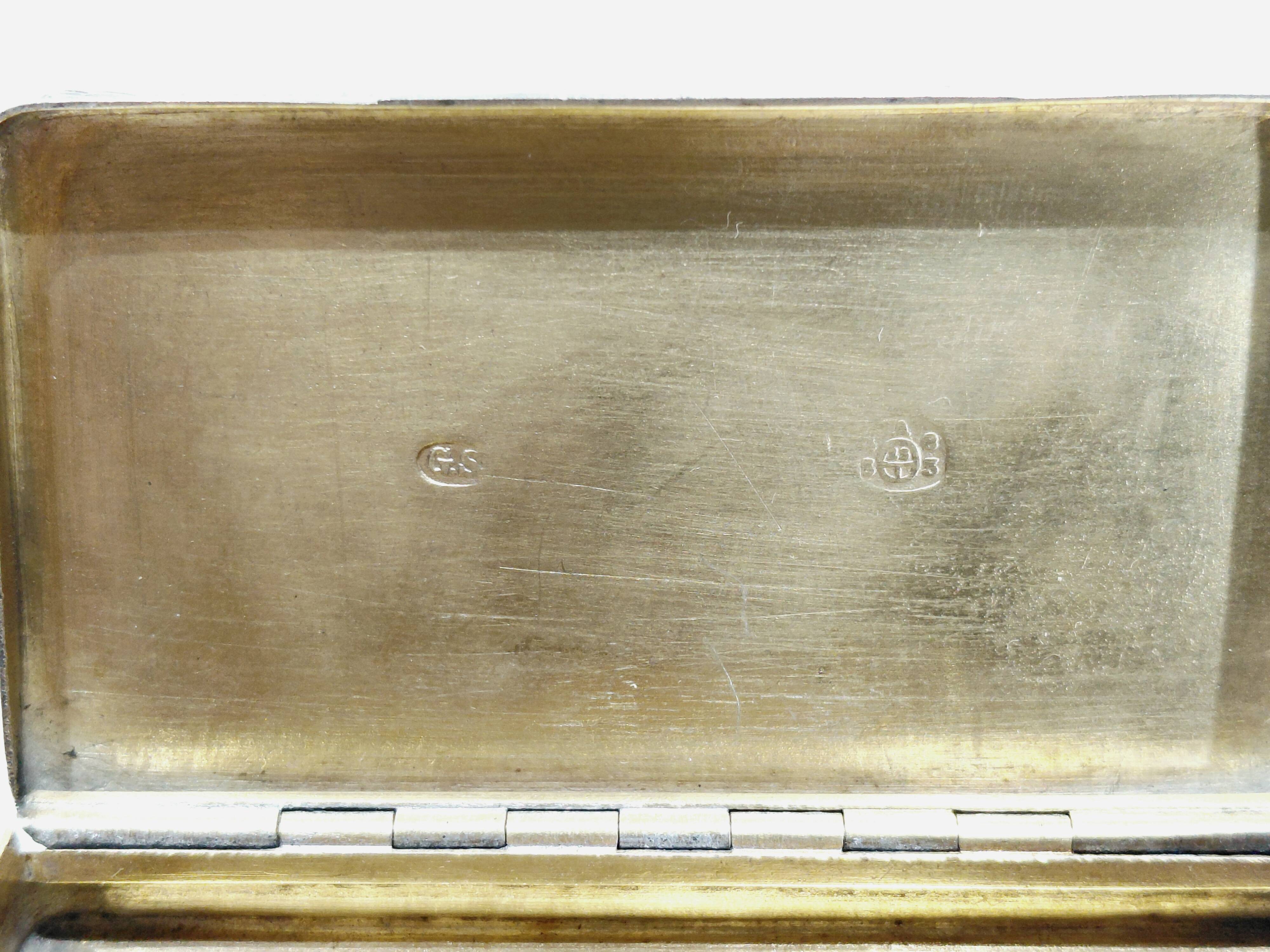 VIENNA - SILVER SNUFF BOX