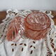Pot en verre rose