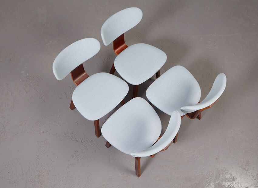 4 chairs SB37 by Cees Braakman by Pastoe 1950