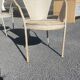 Series of 10 garden chairs made of steel garden patina