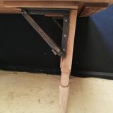 Table pliante en bois brasserie-guinguette , 6/8 couverts