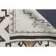 Vintage Turkish Oushak handmade wool cotton white runner rug  91x340