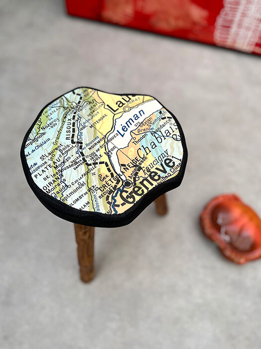 Lake Leman cowherd stool