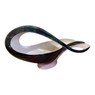 Iridescent fruit bowl in very good condition without defects Verceram