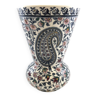 Vase Gien décor cashmere ou bothée