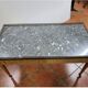 Table basse en merisier style Louis XVI dessus marbre