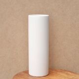 White ceramic scroll vase by Pino Spagnolo for Sicart Italy, 1970s