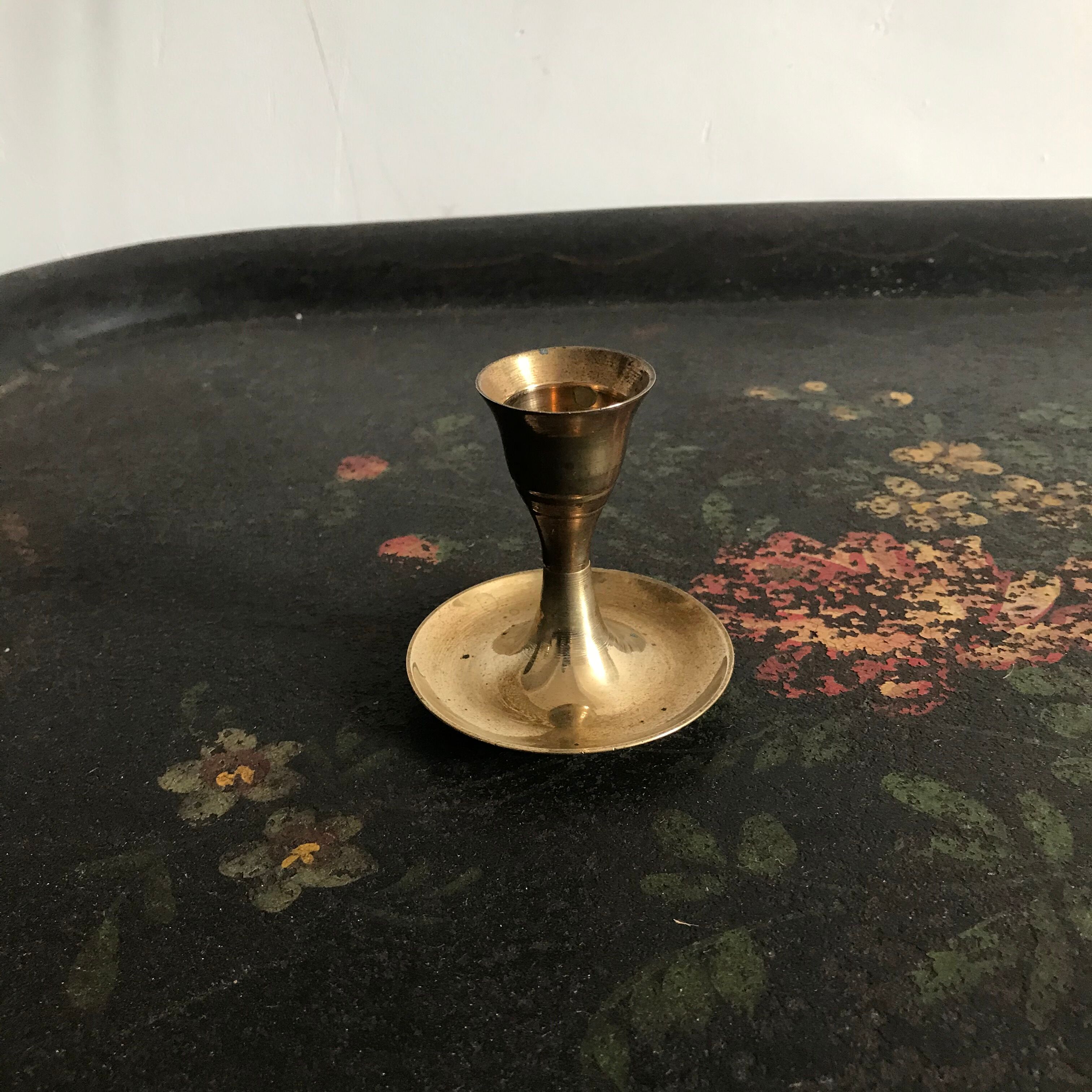 Brass candlestick