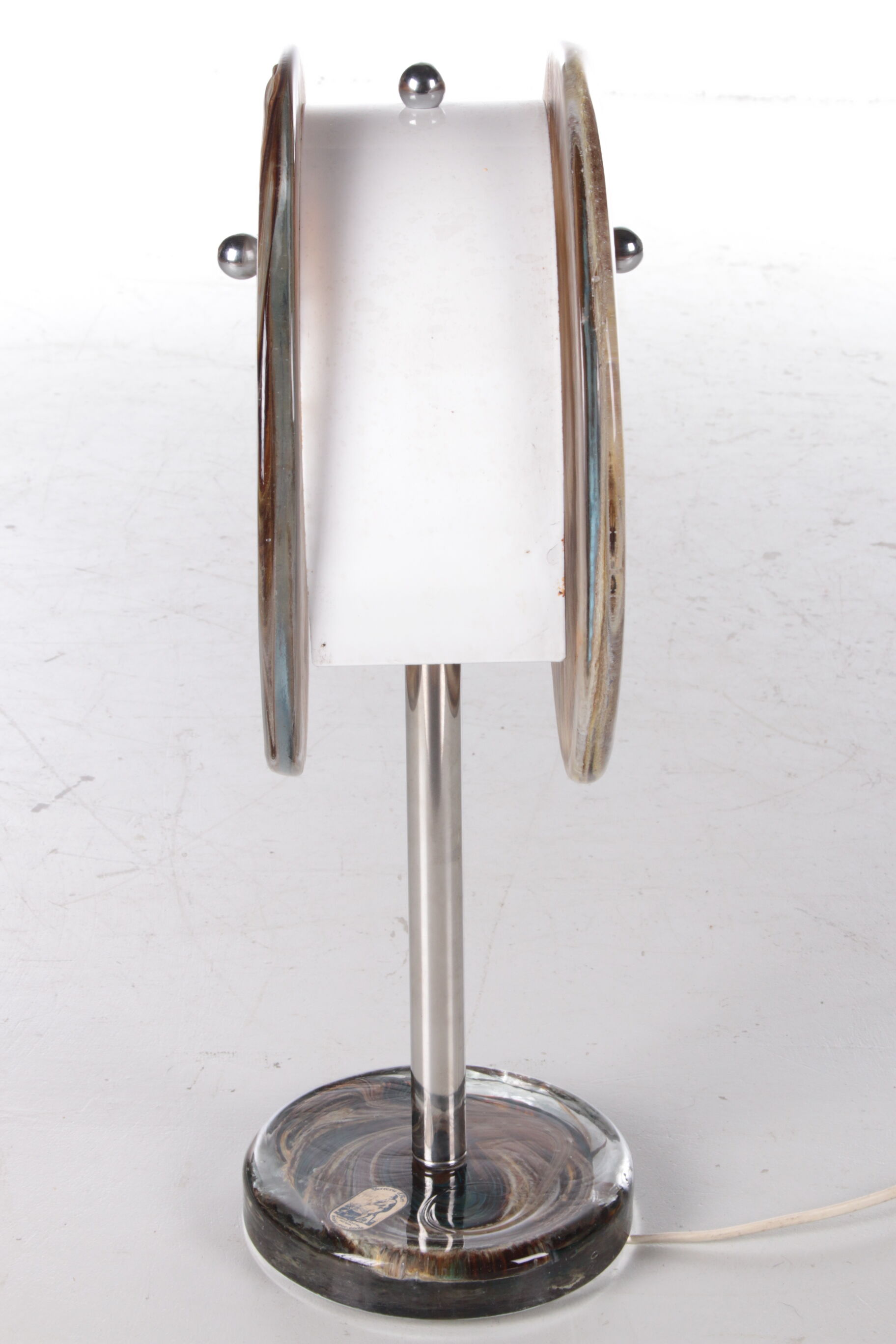 Rare beautiful French table lamp design by Jean-Pierre Alary, France.