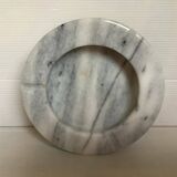 Empty pocket ashtray gray white marble