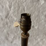Louis XV bronze tripod reading floor lamp