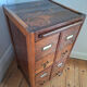 Vintage workshop furniture, antique secretary desk.