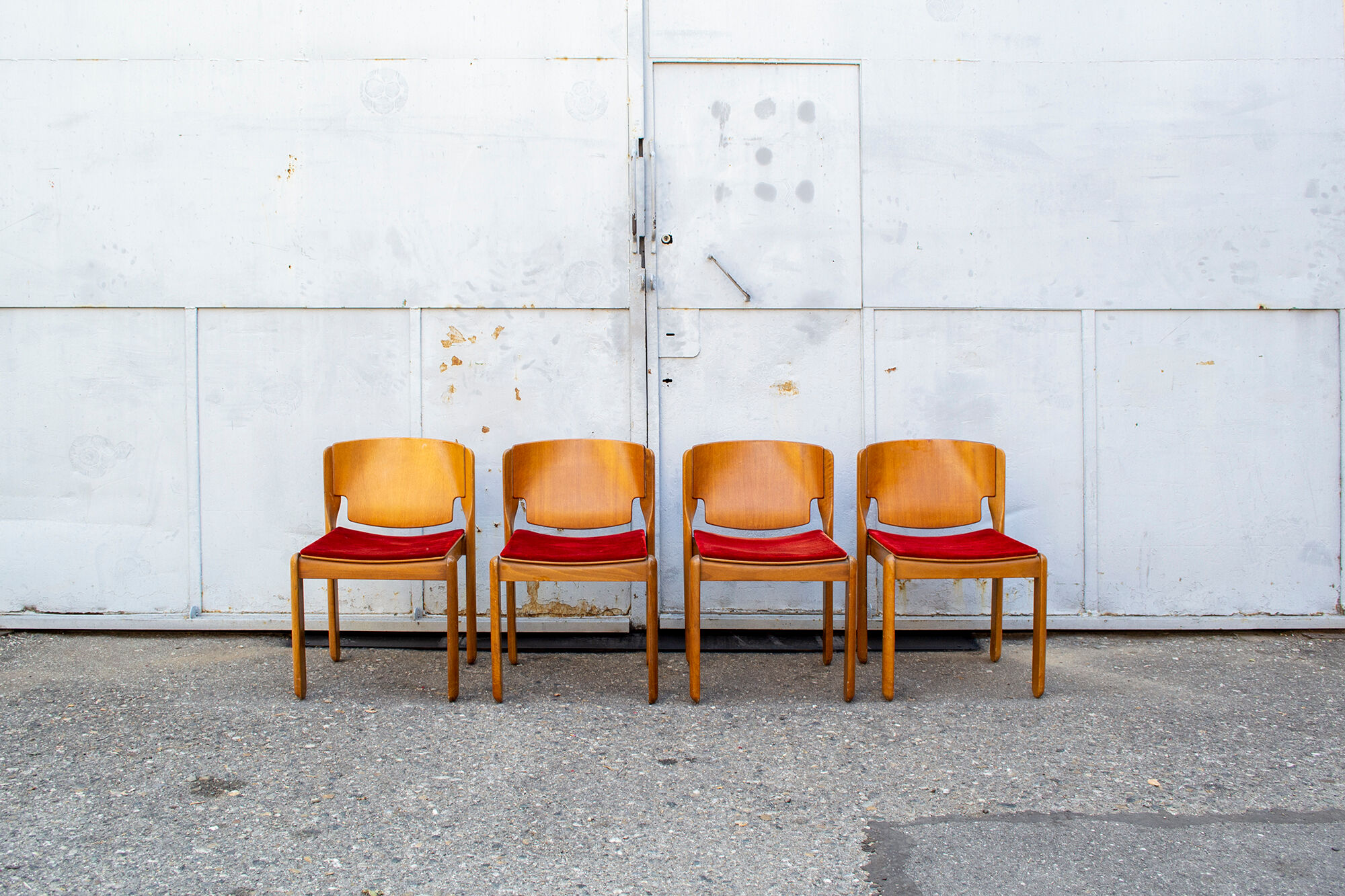 122 Chair by Vico Magistretti for Cassina, 1967, Set of 4