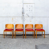 122 Chaise par Vico Magistretti pour Cassina, 1967, Set de 4