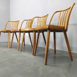 Antonin Suman for TON Dining Chairs, 1960s, Set of Four