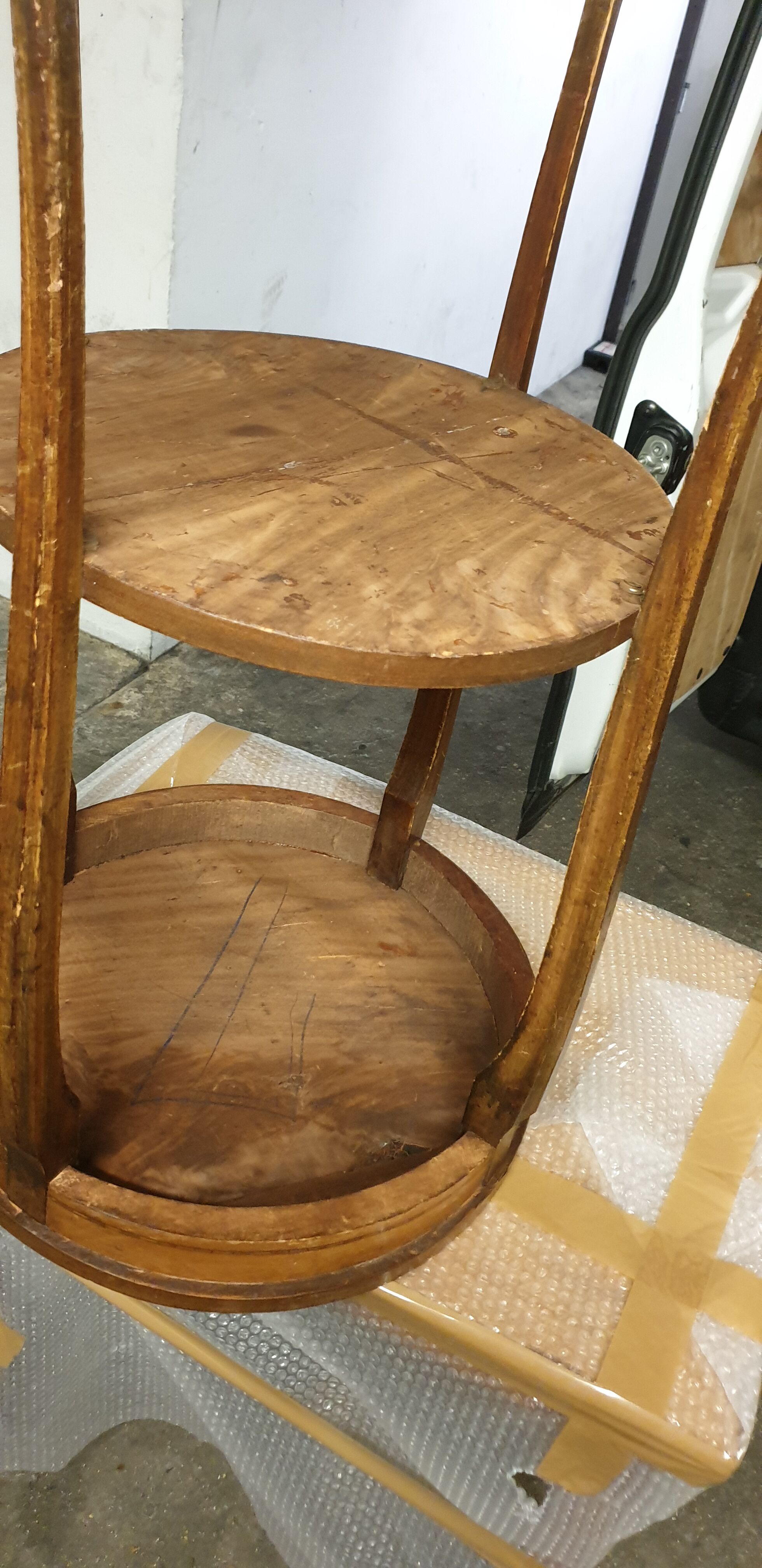 Side table louis xv in marquetry
