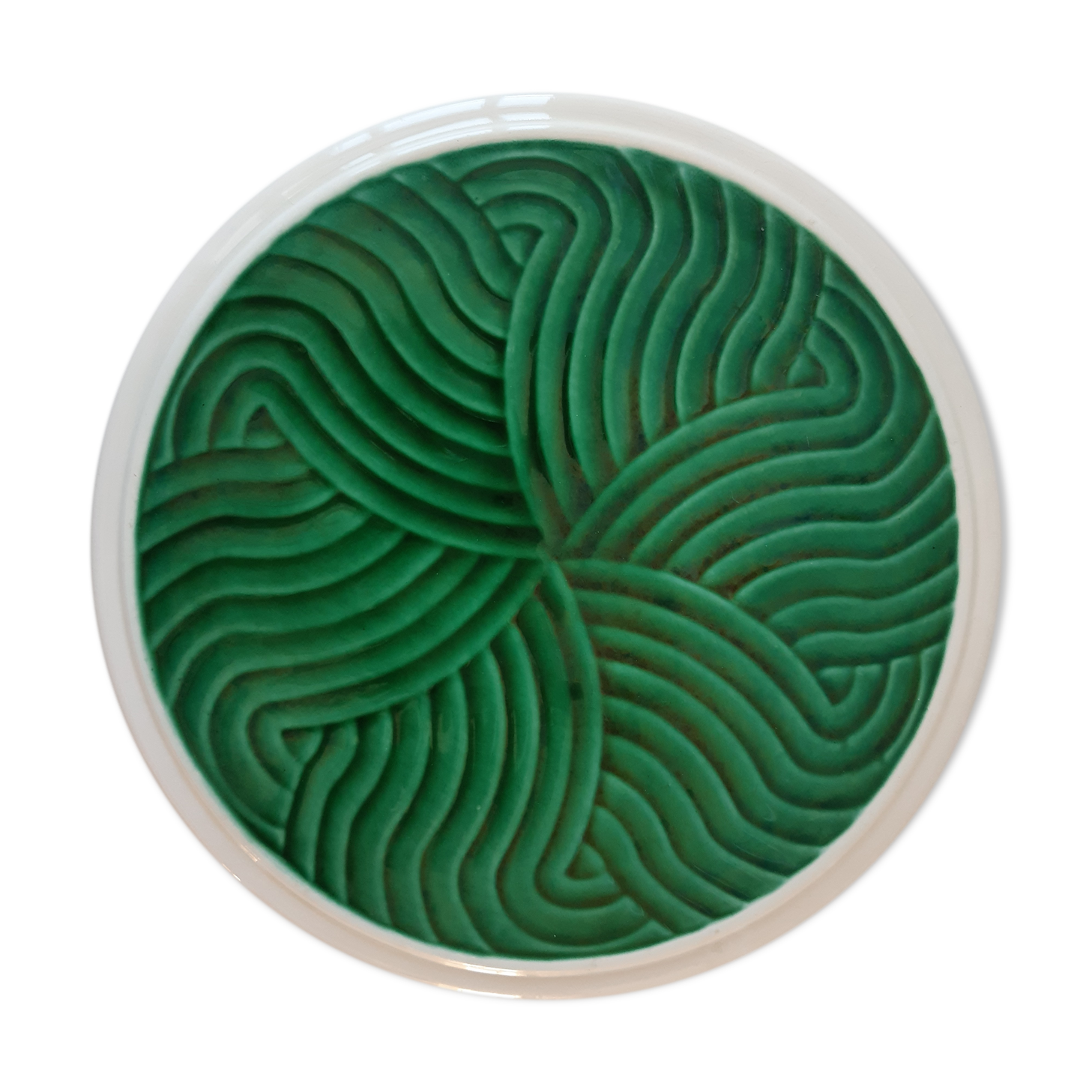 Digoin Sarreguemines flat bottom in 60s dabbling