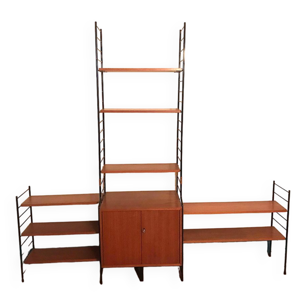 Bibliothèque scandinave en teck - Meubles de rangement - Le Mobilier